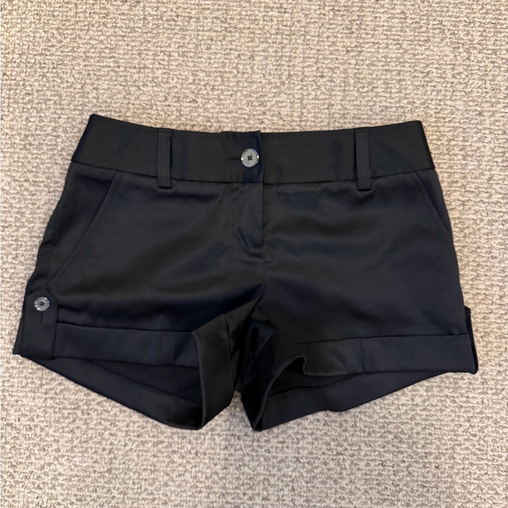 Express Black Satin Women's Shorts